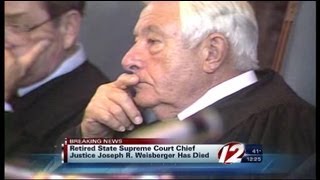 Former RI Chief Justice Joseph Weisberger dies