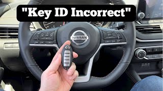 How To Start A 2019 - 2023 Nissan Altima With Key ID Incorrect - Dead Remote Fob Battery Not Working