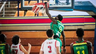 Codé Mbengue 17 PTS, 15 REB, 3 AST, 2 BLK vs. Morocco | FIBA U18 AfroBasket | Senegal