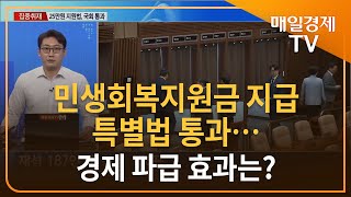 [집중취재] 민생회복지원금 지급 특별법 통과…경제 파급 효과는?