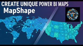 Create Unique Power BI Maps Using MapShape and Native Shape Visual #powerbitips #powerbitutorial