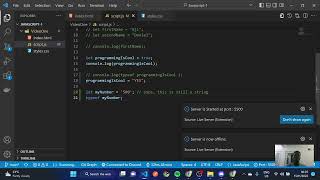 javascript #4: Dynamic typing in Javascript and more insights on const and let