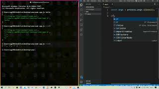 How do I pass command line arguments to a Node.js program?