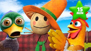 🧑‍🌾I am a Scarecrow🧑‍🌾 and More Funny Songs🎶 | Zenon The Farmer