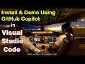 Install and Demo Using GitHub Copilot in Visual Studio Code
