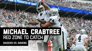 Michael Crabtree's Amazing Plays on Raiders TD Drive! | Raiders vs. Ravens | NFL