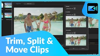 Trimming & Moving Video Clips on the Timeline | PowerDirector Tutorial