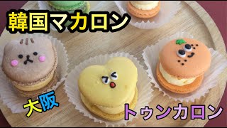 【韓国マカロン】トゥンカロンが超かわいい！だから買って食べてみた！【大阪】