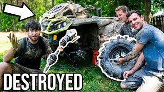 DESTROYING MY NEW CAN-AM! Over $1000 in DAMAGE!