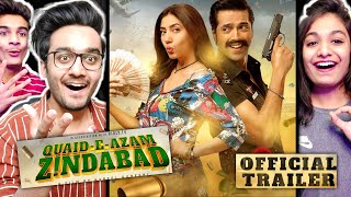Quaid-E-Azam Zindabad Trailer INDIAN Reaction | Mahira Khan New Movie