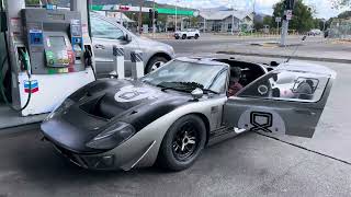 1966 Ford GT40 MKII Start Up and Roll Out! (California Melee Rally 2024)