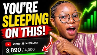This ONE Trick Got Me Watch Hours FAST (You’re Sleeping On It)