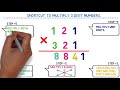 3 digit multiplication Shortcut  Fast Mental calculation steps  Shortcut world Part-8 OnlineCSK
