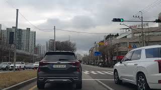 부전동 송상현광장 하마정 거제리 사직동 주행영상 busan city driving