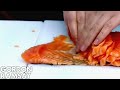 Salmon slicing world record | Gordon Ramsay