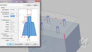 #SOLIDEDGE #mounting boss