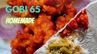 Homemade Gobi 65 😋 #food #youtubers #youtube #foodie #youtubevideos #homemade #home #shorts #trend