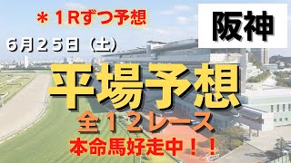 2022 6月25日　平場　競馬予想　　本命馬9レース馬券内　新馬戦 ◎→○→△で10万馬券推奨！！　夏競馬に向けて重大告知発表！！