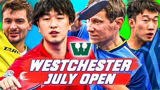 Westchester Table Tennis Center July Open Highlights! Ft. Robert Gardos \u0026 Koyo Kanamitsu