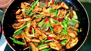 Rắn Ráo Xào Sả Ớt Thơm Ngon Mà Lại Dễ Làm