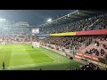 ac sparta praha liberec 19.10.2024 2 1 nástup hráčů acs na rozcvičku