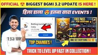 OFFICIAL 😍 Bgmi 3.2 Update is Here | Bgmi Collection Event | Bgmi New Update | Bgmi New Event
