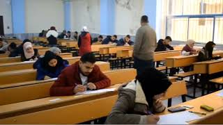 جانب من تقديم طلاب جامعة الفرات امتحاناتهم العملية بفرح وهمة عالية.