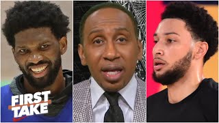Stephen A.'s thoughts on Ben Simmons, Joel Embiid & the 76ers adding Seth Curry | First Take