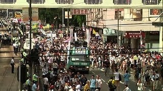 Protestors in Hong Kong Demand Full Democracy