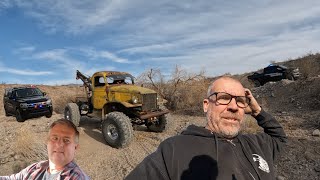 Desert Recoveries with Tow Mater and  @jetskijim007 Cleaning up the Desert One Vehicle at a Time