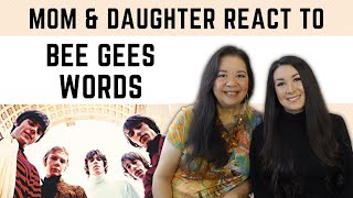 Bee Gees "Words" REACTION Video | best reaction video to oldies music