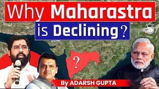 Why India's Growth Engine is Slowing Down $1 Trillion Maharastra | UPSC Mains GS3 | StudyIQ