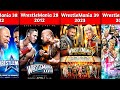 Every WWE WrestleMania Poster 1 to 39 (1985-2023)