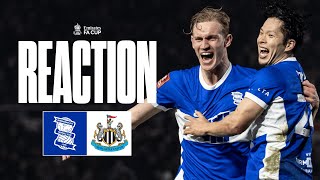 REACTION | Christoph Klarer | Birmingham City 2-3 Newcastle United | FA Cup