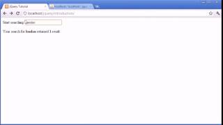jQuery Tutorial 181 Instant search