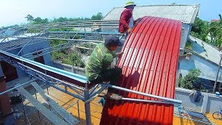 THỢ HÀN MÁI CHE HIÊN VÒM SẮT ĐẸP / How To Make Nice Iron Dome Awnings