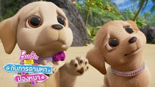 แววตาที่น่ารักของลูกสุนัข | Barbie \u0026 Her Sisters in a Puppy Chase | Barbie