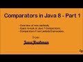 Java 8 Comparator Tutorial - Part 1
