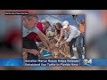 Senator Marco Rubio Helps Release Rehabbed Sea Turtle In Keys