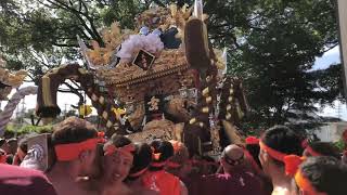 【播州秋祭り】中島天満宮 中島屋台 差し上げ