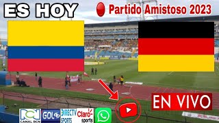 Colombia vs. Alemania en vivo, donde ver, a que hora juega Colombia vs. Alemania Amistoso 2023