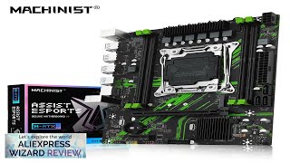 MACHINIST X99 PR9 X99 Motherboard Support LGA 2011-3 Intel Xeon E5 V3\u0026V4 Review