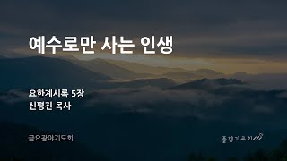 [풀향기교회 금요광야기도회] 9월13일ㅣ'예수로만 사는 인생'ㅣ신평진 목사