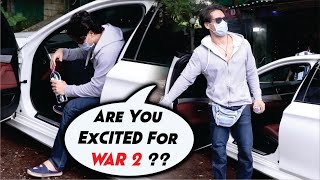 Tiger Shroff Spotted At Dubbing Studio In Juhu | Bollywood Actor Tiger Shroff Spoted Video