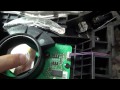 inside the optical unit of a laserprinter