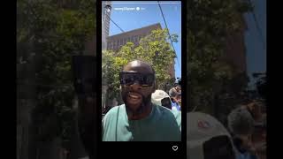 Stephen Curry and Draymond Green | Golden State Warriors Championship Parade 2022