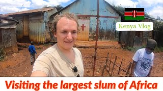 THE BIGGEST SLUM OF AFRICA - Visiting Kibera Slum in Nairobi [Kenya Vlog #1]
