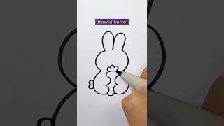 #draw #drawing #art Draw a rabbit with me