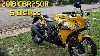 Things I Disliked in CBR250R