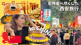 【中国旅行part①】中国で西安名物と観光名所行きまくり旅🇨🇳🥮🏯🧸《家族/ 親戚/帰省/西安市/中国人》